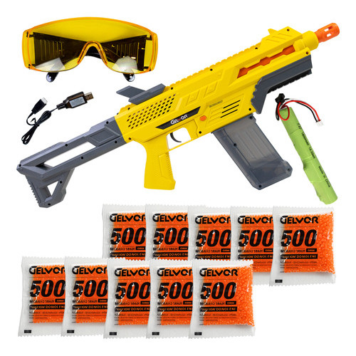Lançador rifle Eletrico Bolinhas de Gel Gun Gelvor - Rossi