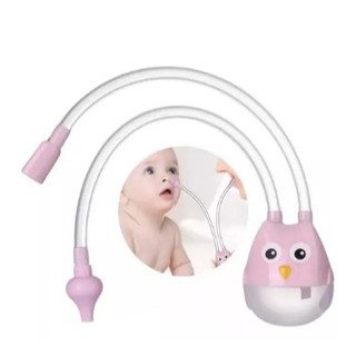 Aspirador Nasal para Bebe Infantil Sugador de Meleca e Catarro Higiene Bebê Coruja