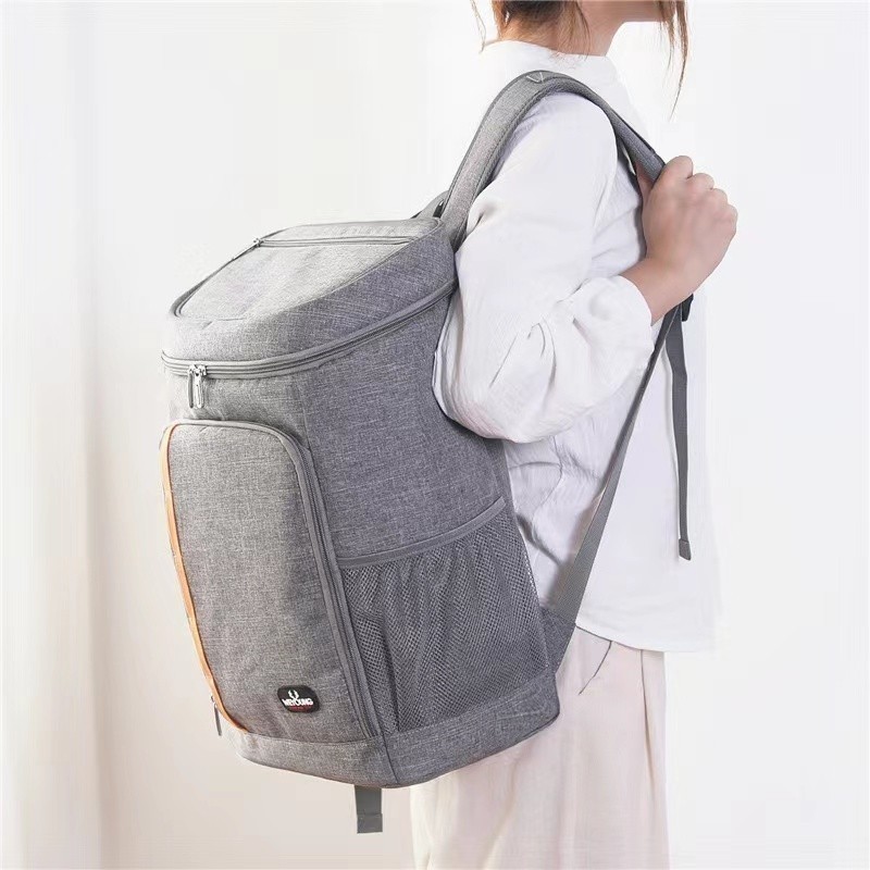 24102 23L Impermeável Portátil Piquenique Quente Frio ref / Mochila Térmica Cooler Capacidade