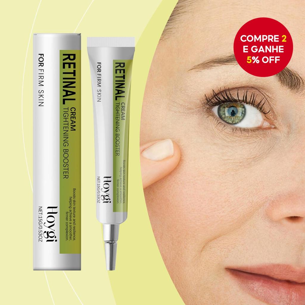  Hoygi Creme Retinal para Firmeza Suavizante Cuidados Suaves Nutre, Firmeza e Hidrata a Área dos Olhos