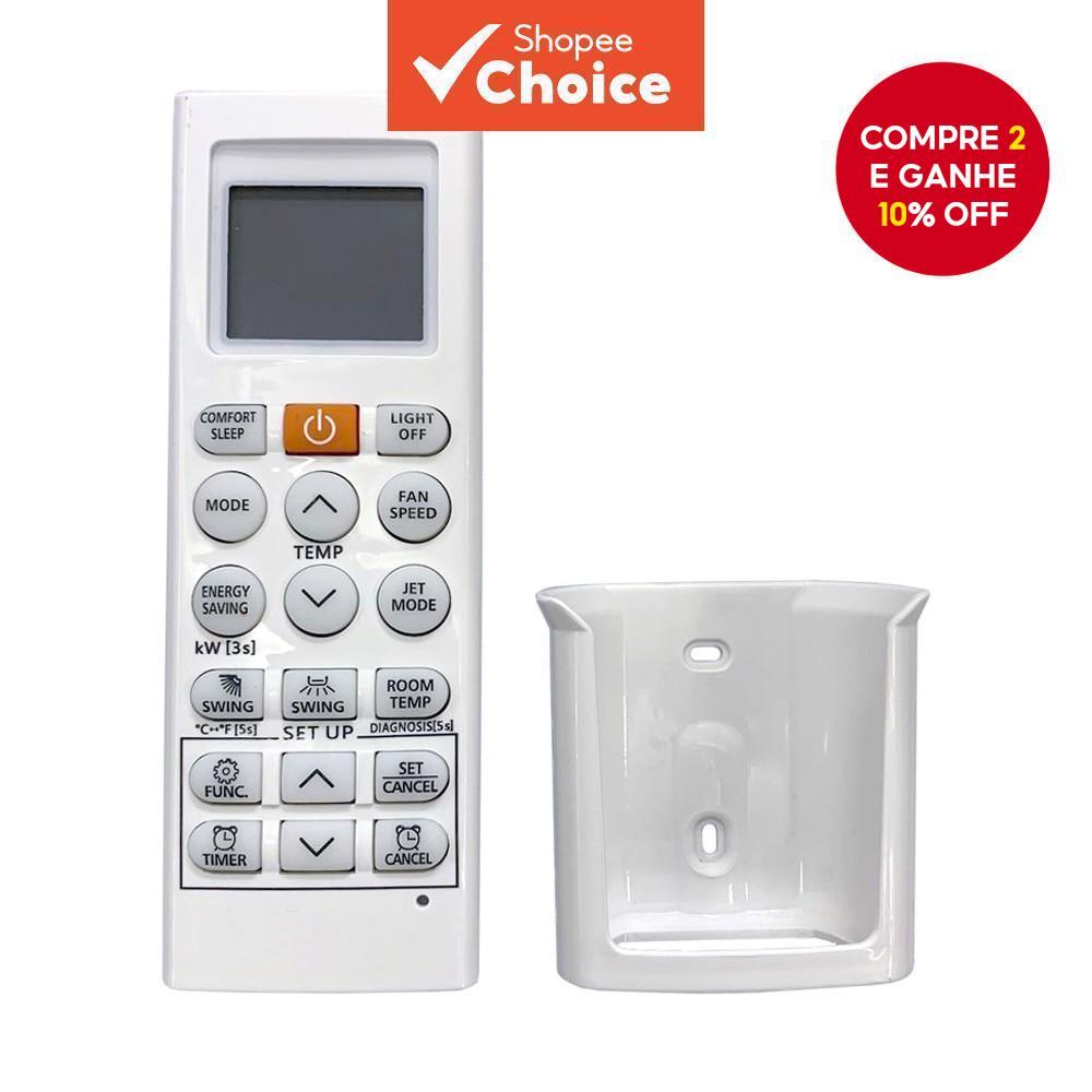 Controle Remoto de Ar Condicionado Novo e Moderno com Modo Jet para LG AKB75215401 Libero E+ AKB74955617 AKB74075602