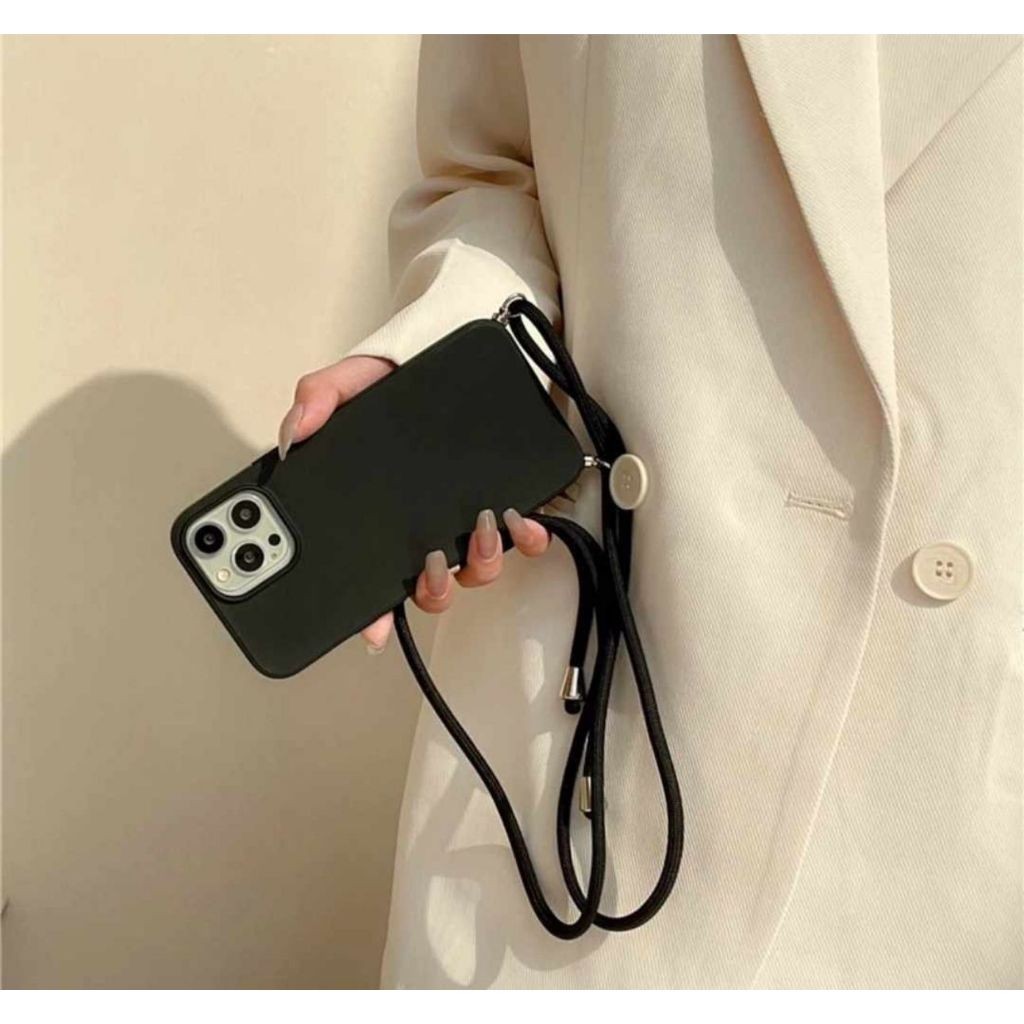 Capinha com Cordão de Veludo Luxo Protetora Aveludada para Capa iPhone 11 12 13 14 15 16 em Oferta na Shopee