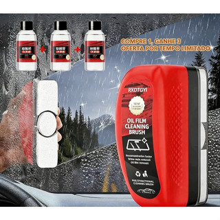 120ml Remoção De Película Limpador Flexível De Vidro Para Pára-Brisas Do Carro Escova De Esponja De Feltro em Oferta na Shopee