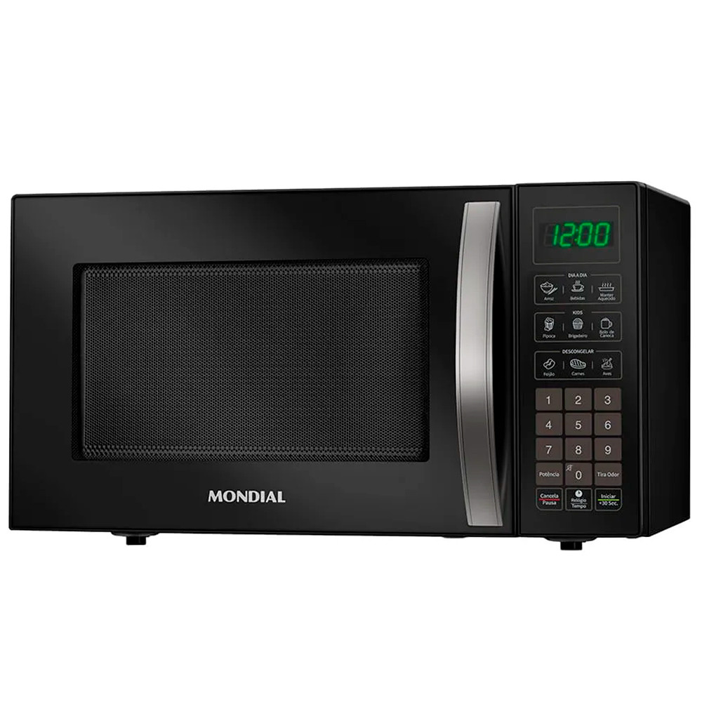 Micro-Ondas 34L Mondial MO‑02‑34‑B Preto 1400w - 127V