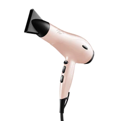 Secador de Cabelo Brilho Rosé com 3 Temperaturas + Alça para Pendurar 2000W-220v Multi Care - EB301