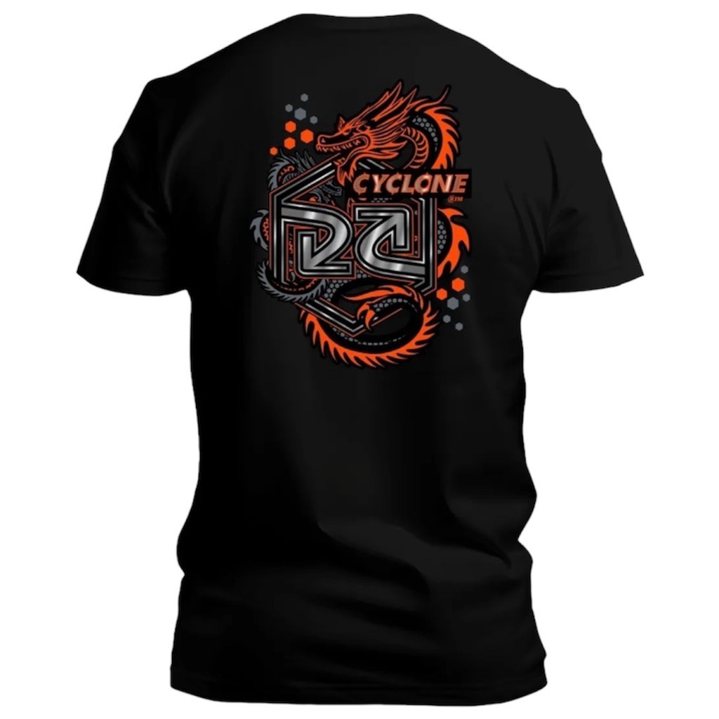 Camiseta Cyclone Dragon Camisa Masculina lEstampa DTF em Oferta na Shopee