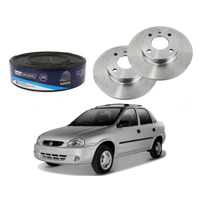Disco Freio Dianteiro Solido Corsa Classic 1.0 1996 A 2010 em Oferta na Shopee