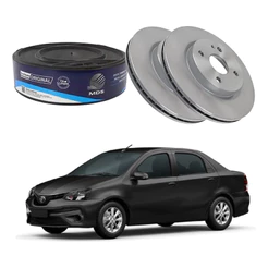 Disco Freio Dianteiro Ventilado Etios Sedan 1.5 2017 A 2019
