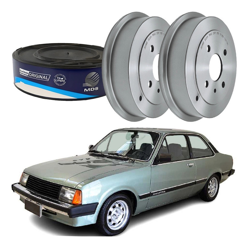 Tambor Freio Traseiro Chevrolet Chevette 1.6 1984 A 1987