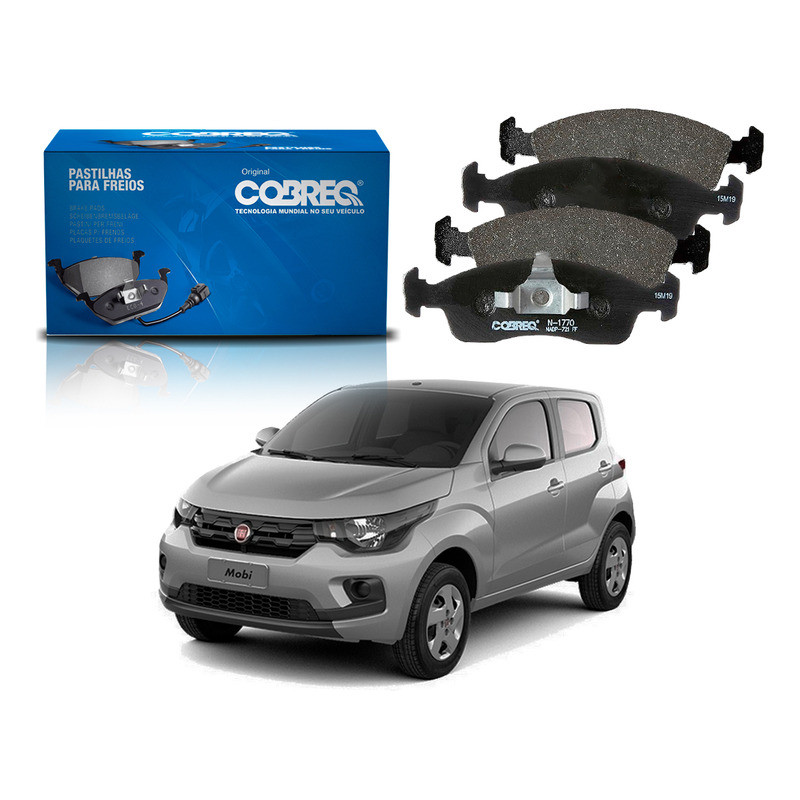 Pastilha Dianteira Cobreq Mobi 1.0 2016 A 2021