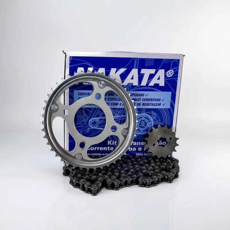 Kit Relação Cg 150 160 Titan Fan Start Cargo Titanium Aço
