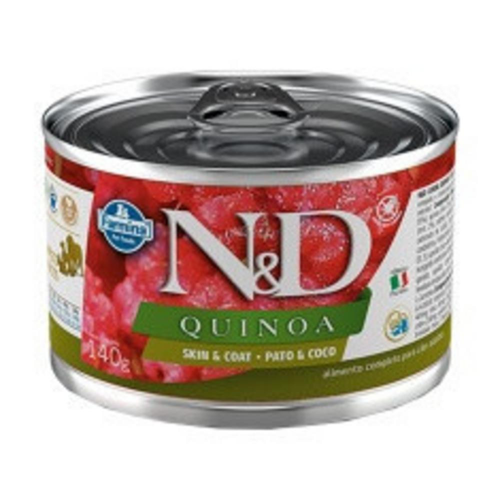 N&D Quinoa para Cães Adultos de Todas as Raças Sabor Quinoa, Coco e Pato 140g