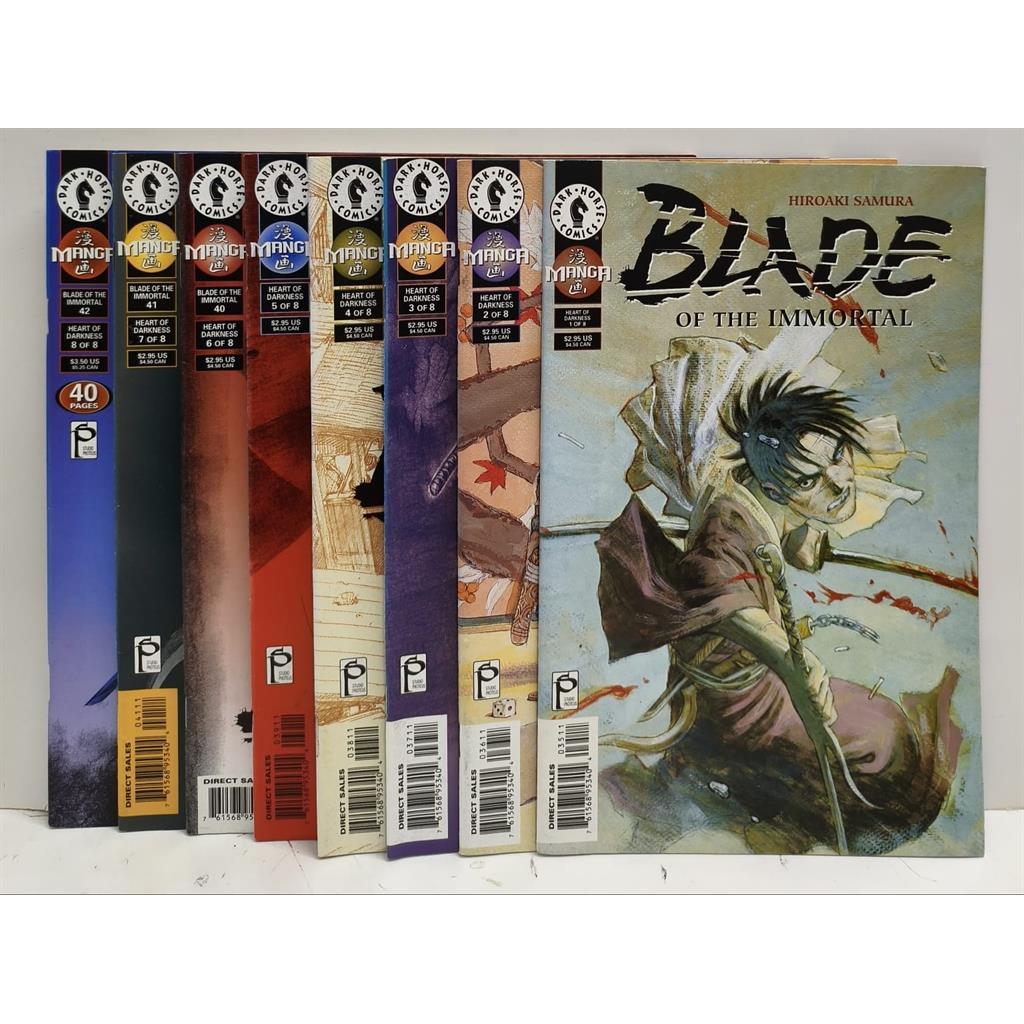 Blade Of the Immortal com 8 Volumes autor Hiroaki Samura
