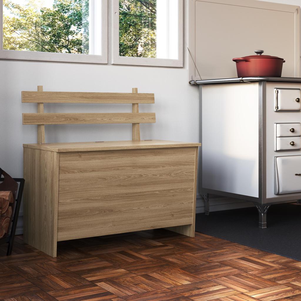 Armário Caixa de Lenha Porta Trecos Infantil 73cm com Assento e Encosto em Oferta na Shopee