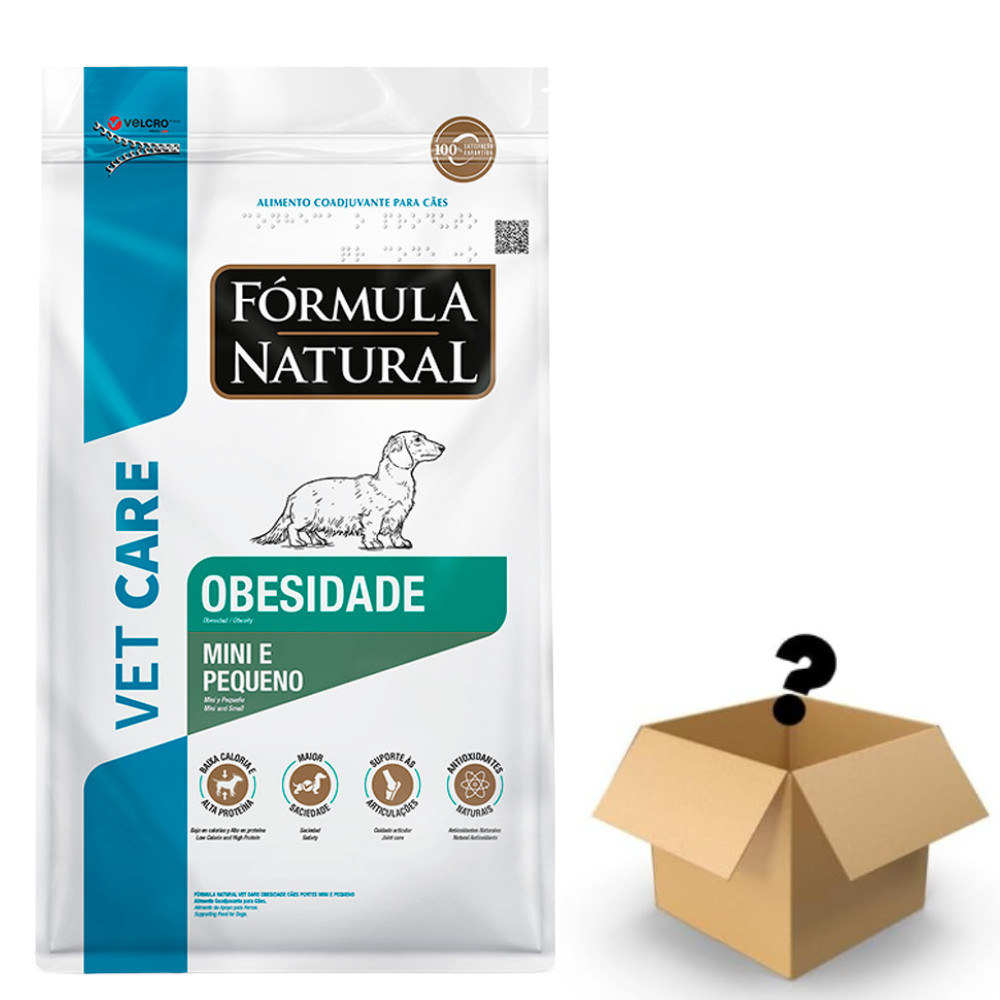 Racao Formula Natural Vet.Caes Obesidade Mini/Peq.10,1Kg + Surpresa