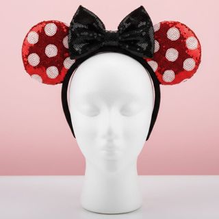 Tiara Minnie Laço Preto Lantejoulas - Disney Original - 1 unidade - Rizzo em Oferta na Shopee