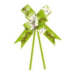 Laço Fácil - Páscoa Felicita Verde - 10 unidades - Cromus - Rizzo