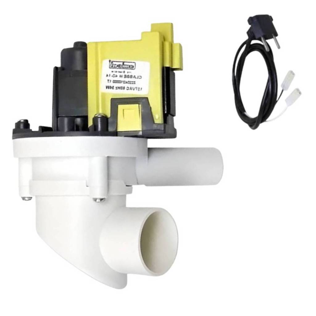 Eletrobomba Psicultura Lavadora Mondial Completa Emicol 127v+ Cabo De Força