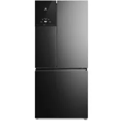 Geladeira Electrolux Frost Free Inverter 596L AutoSense 3 Portas Cor Black Inox Look (IM8B)