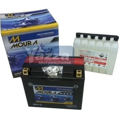 Bateria Moto Yamaha Xj6 Fz6 Fazer 600 Moura MA10E-X Yt12b-bs