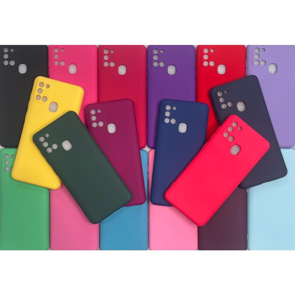 Capa Capinha Para Samsung A21S Silicone Aveludado Pelicula Case em Oferta na Shopee