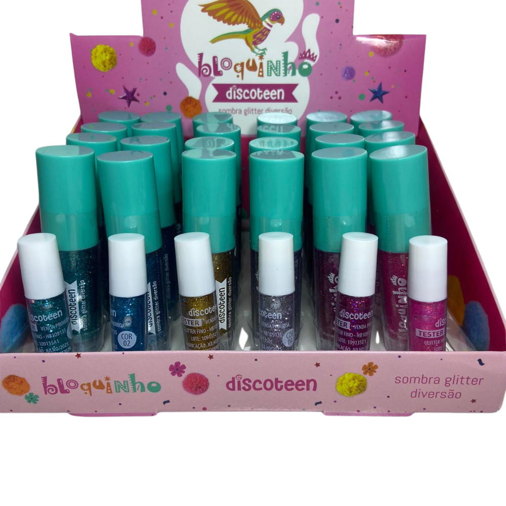 Sombra Glitter Bloquinho Carnaval - Discoteen