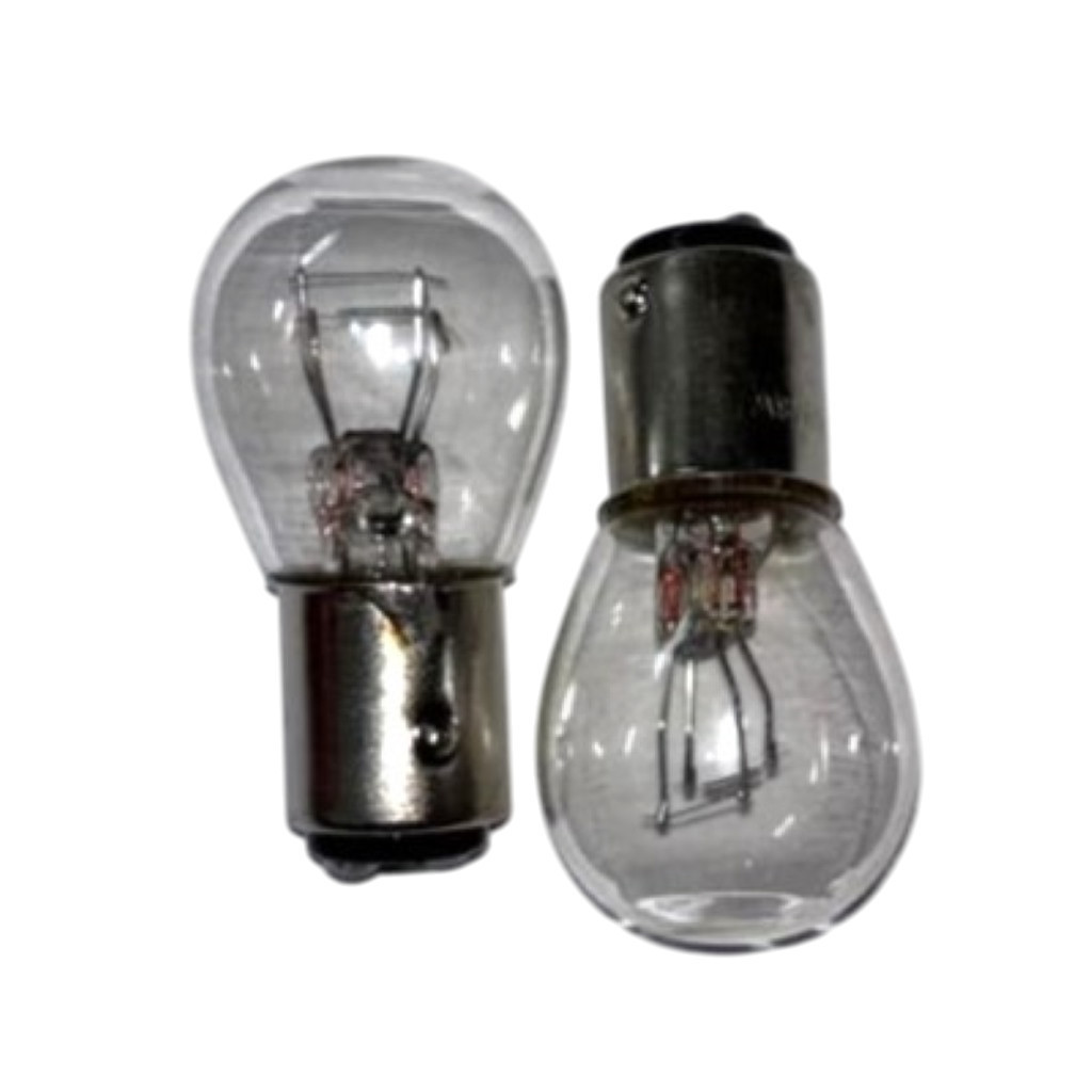 2 lâmpadas Stop Freio Traseiro moto com 2 polos CRISTAL em Oferta na Shopee