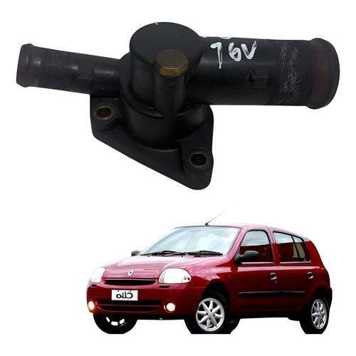 Carcaça Valvula Termostatica Renault Clio 1.0 16v 2001/2002