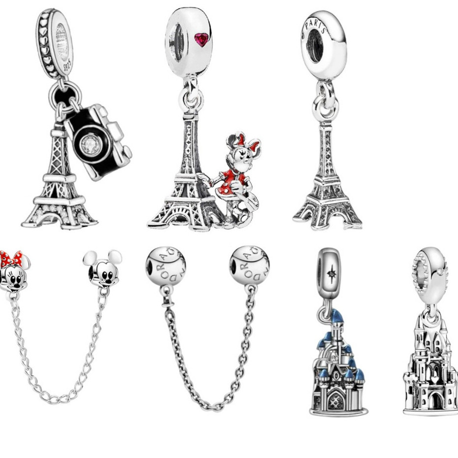 Charme Torre Eiffel Contas De Bloqueio Adequadas Para Pulseira DIY Joias Pingente De Presente Requintado