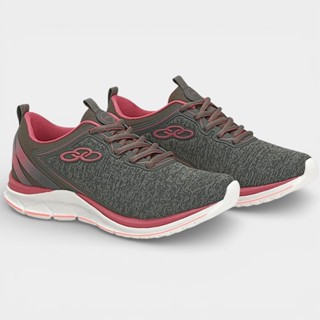 Tênis Olympikus Day Feminino - Cinza e Rosa em Oferta na Shopee