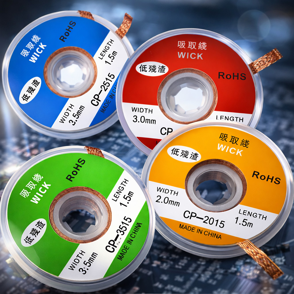 Fita Malha Dessoldadora Cobre Remoção De Solda Placa Eletrônica Componentes Smd E Trilhas Pcb em Oferta na Shopee