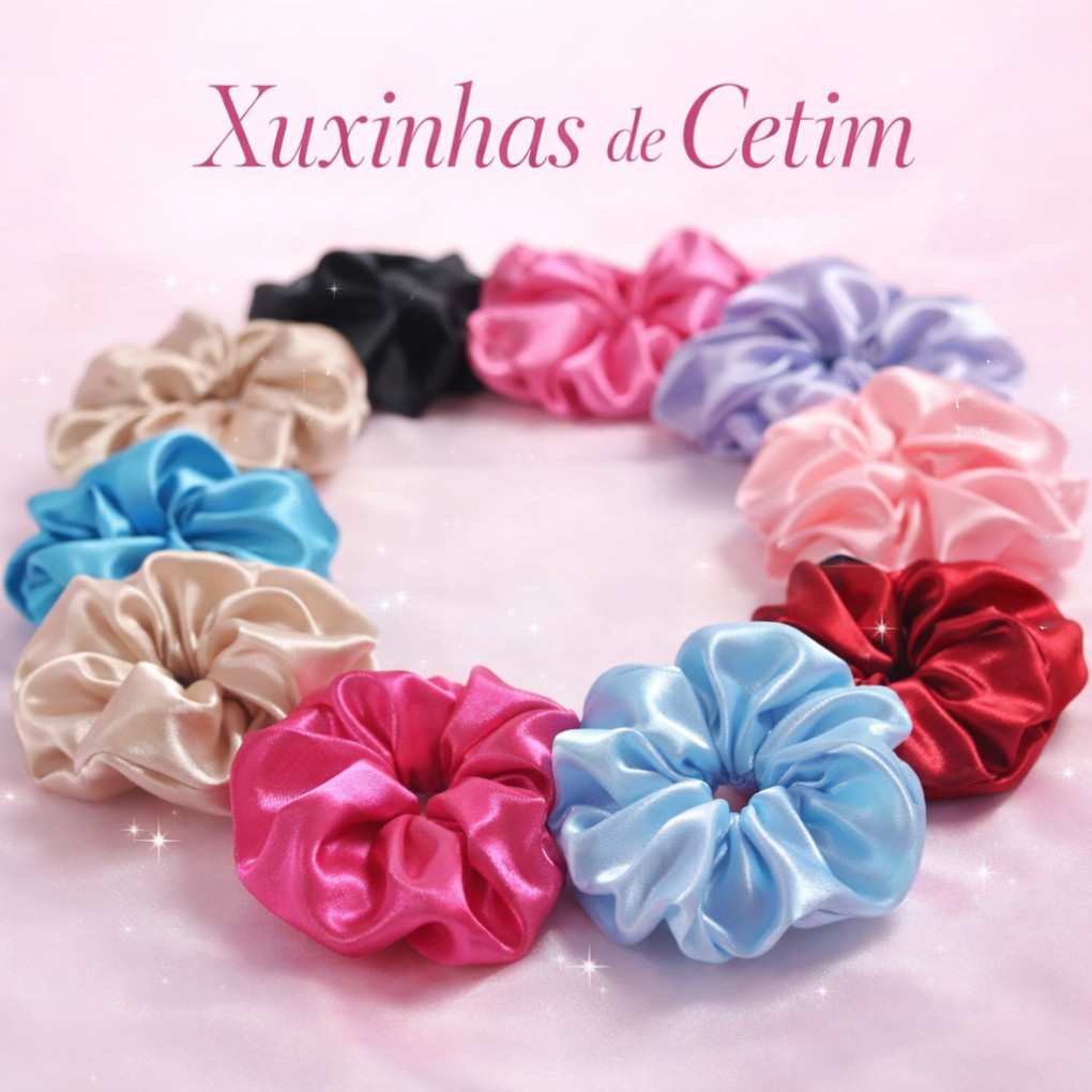 kit Xuxinhas de Cetim| Cabelo sem quebra em Oferta na Shopee