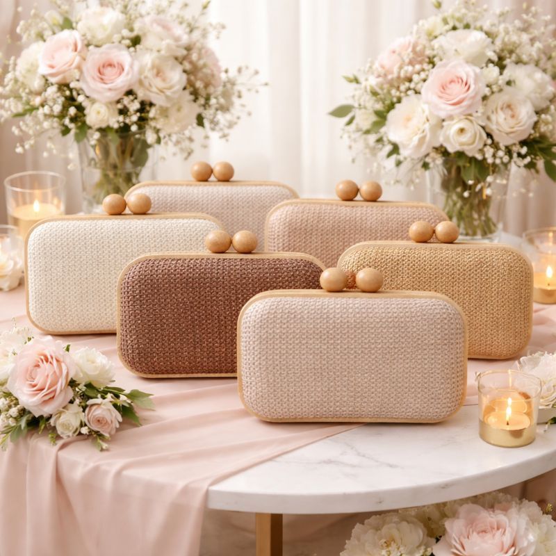 Bolsa de Festa Feminina Clutch Luxo Palha Elegante Casamento em Oferta na Shopee