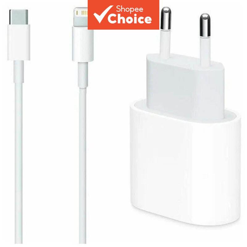  Carregador de Telefone PD 20W USB-C com Cabo Tipo C, Carregador Rápido, Adaptador de Carregador de Celular para iPhone