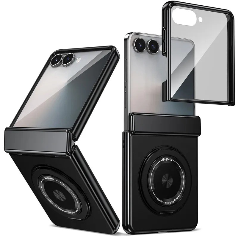 Capa De Telefone Com Suporte Magnético 360 ° Protetora De Tela Cheia Para Samsung Galaxy Z Flip 7 6 5 4 3 SE Flip7 5G De