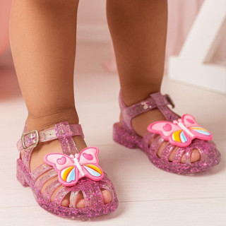 Sandália Infantil Menina Glitter Delicada Molinha Macia e Confortável em Oferta na Shopee