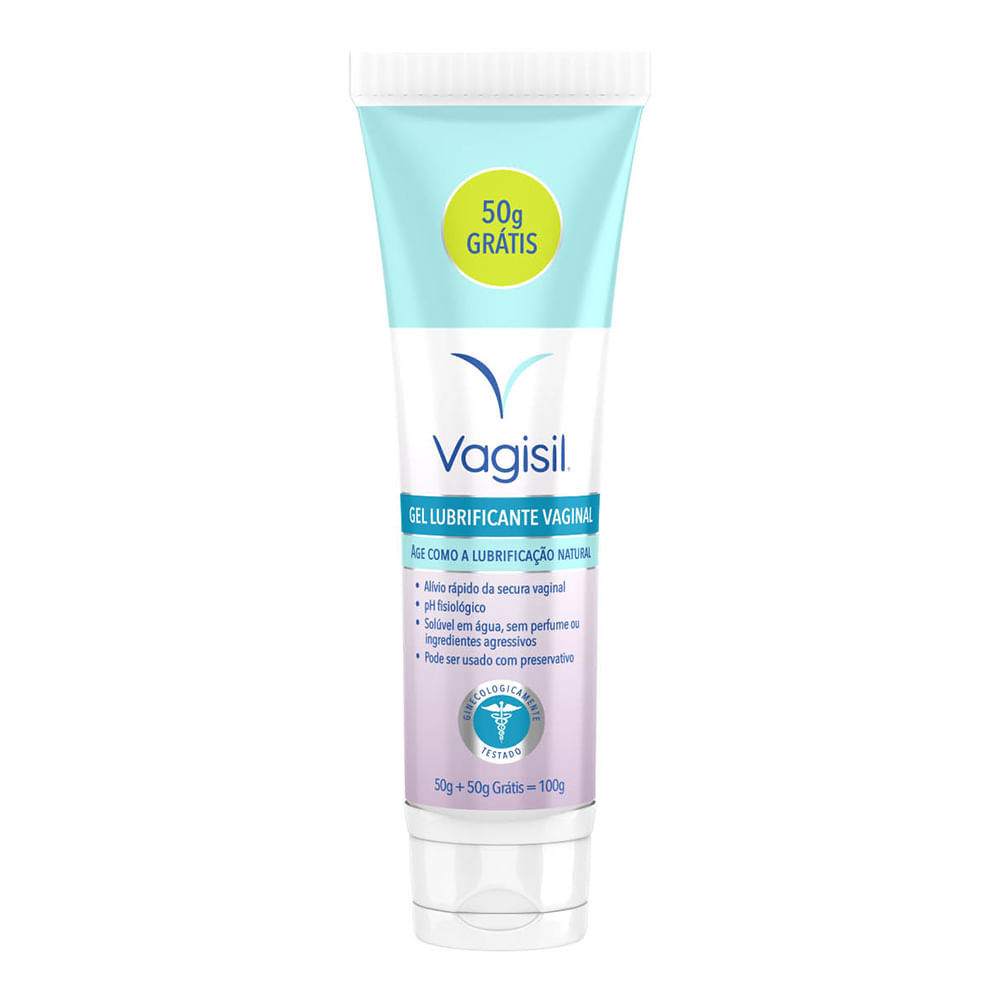 Gel Lubrificante Íntimo Vagisil 50g e Ganhe 50g