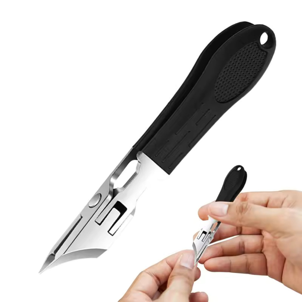 Alicate Cortador De Unha Encravada Grossa Inox Afiado Diagonal Aparador Removedor Cutícula Masculino