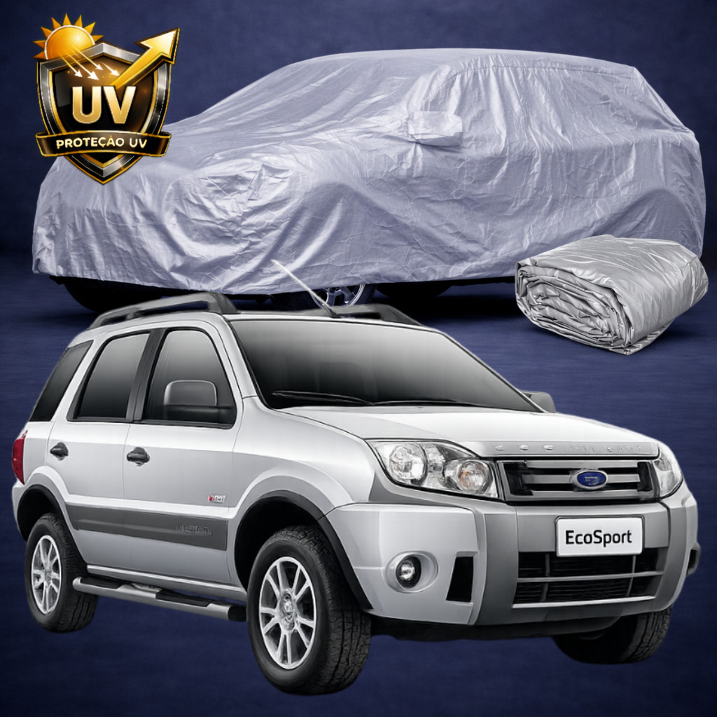 Capa para Cobrir Carro Ford EcoSport 100% Impermeável Com ou Sem Forro Protege do Sol Chuva