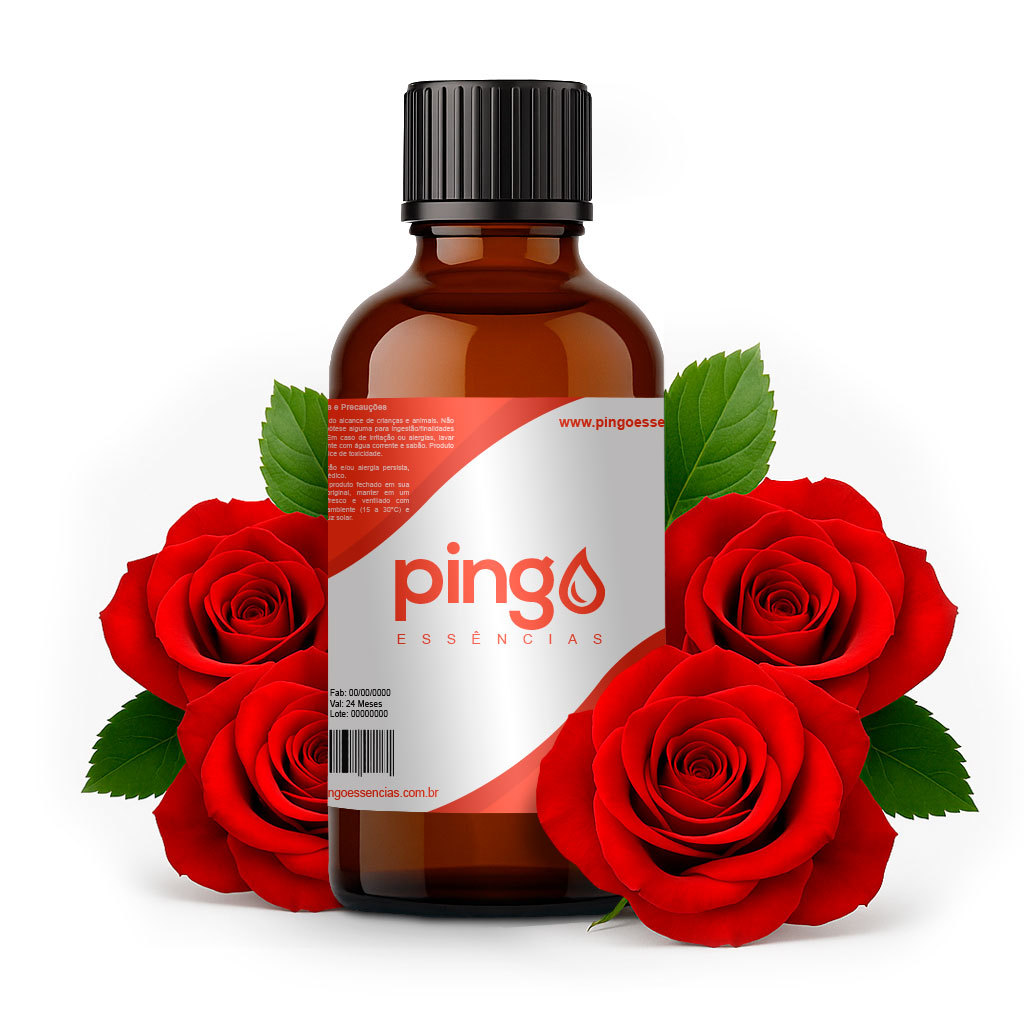 Essência Óleo Concentrada Rosa Vermelha - 100ml