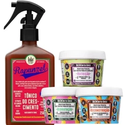 Kit Tônico Rapunzel + 3 Bemdita Ghee 100g - Lola Cosmetics