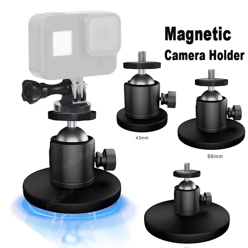 Ventosa Magnética Suporte De Montagem Base Da Câmera Ação Para GoPro Insta 360 DJI/NANO Acessórios