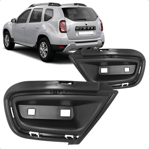 Moldura Parachoque Traseiro Duster 2016 A 2020 Sem Refletor em Oferta na Shopee