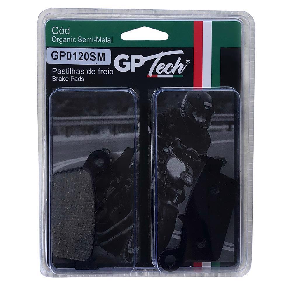 PASTILHA FREIO GP TECH 0120SM (T) FALCON / XRE 300 | PRETA | UNICO