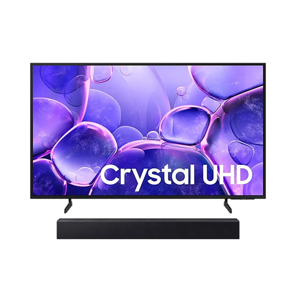 Smart Tv 50" Crystal UHD 4K U8600f + Soundbar Hw-b400f/zd S2 Q1 D1 A1 L1 — R$ 2.141,61 em Shopee