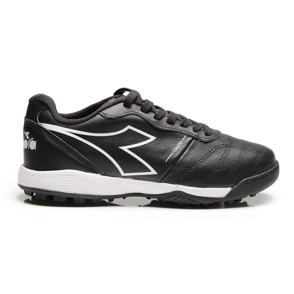 Chuteira Unissex Diadora Calcio Elite Society Preto e Branco em Oferta na Shopee