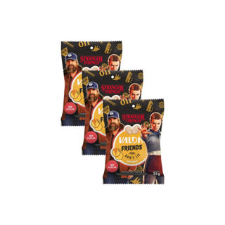 Kit 3 Pastilhas Valda Stranger Things Friends Don'T Lie Sabor Caramelo Sem Açúcar 25g em Oferta na Shopee