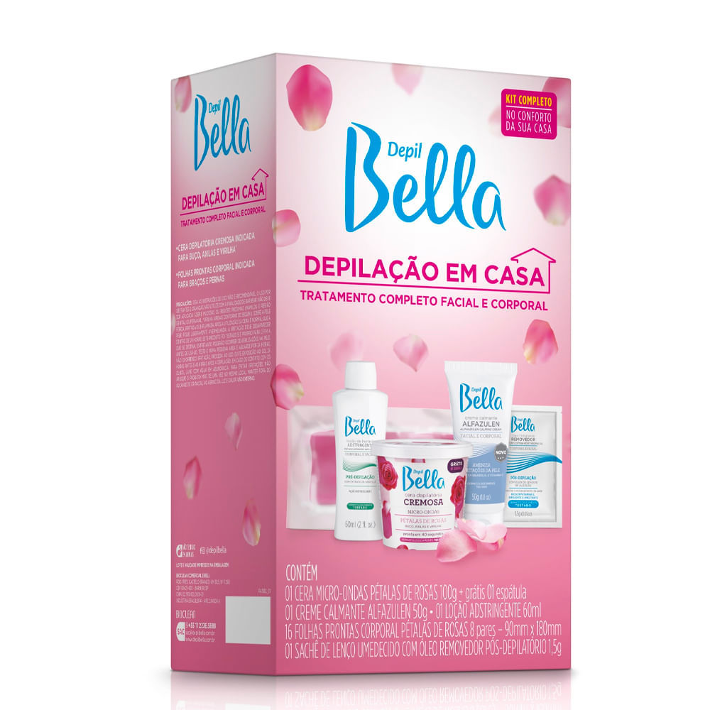 Kit Depil Bella Depilação Em Casa em Oferta na Shopee