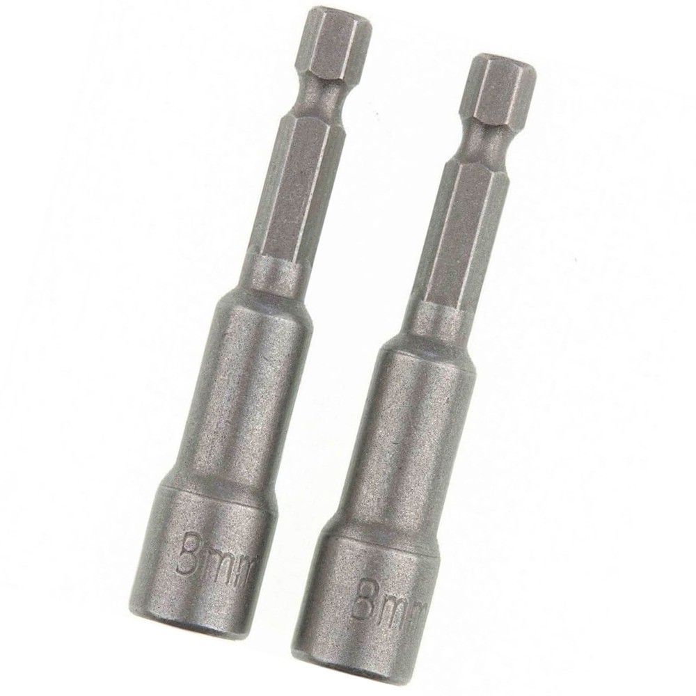 Jogo de soquete magnético 8 x 65 mm enc.1/4pol 2 peças 115739 - MTX