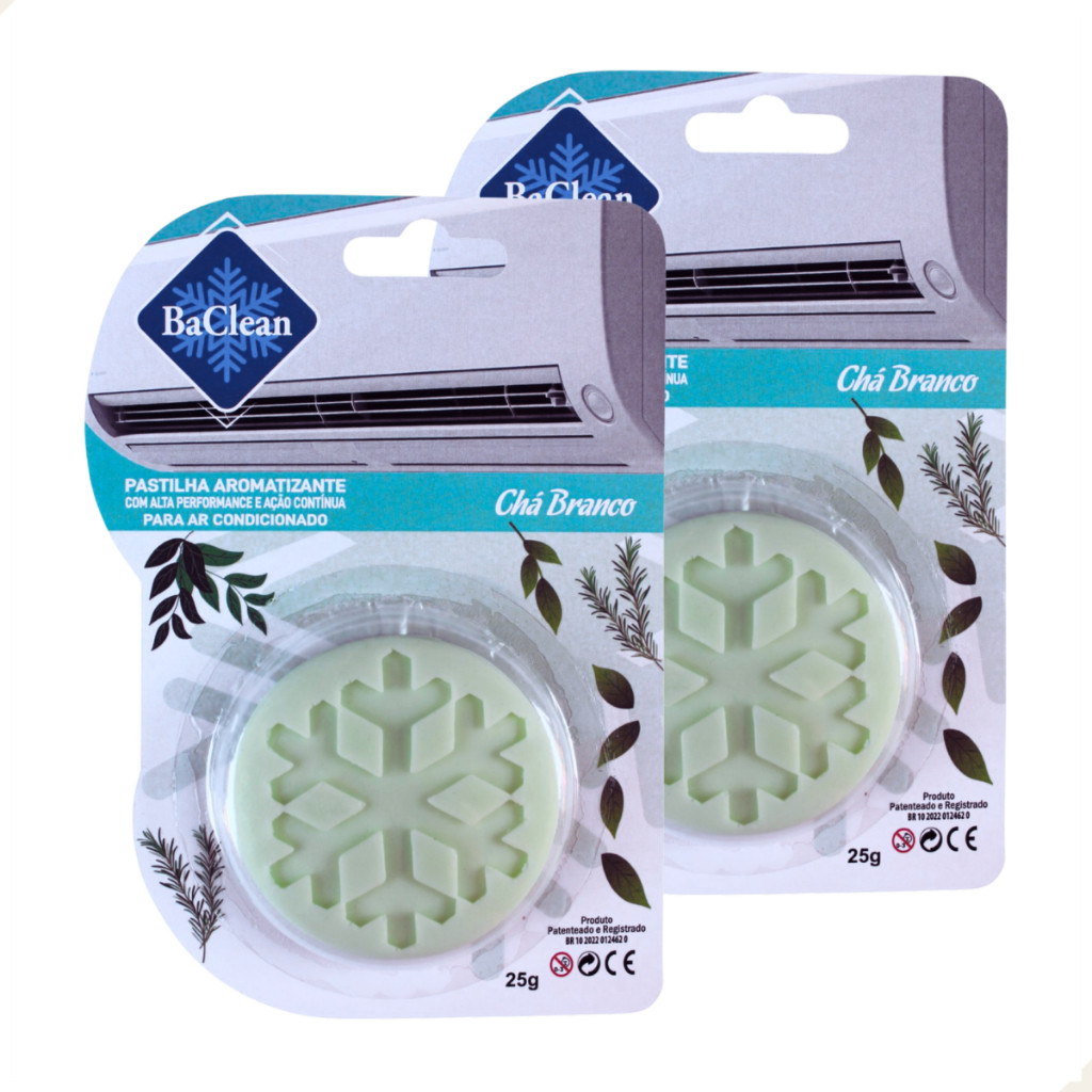 Imagem Kit 2 Pastilhas Aromatizantes Ambiente Para Ar Acondicionado